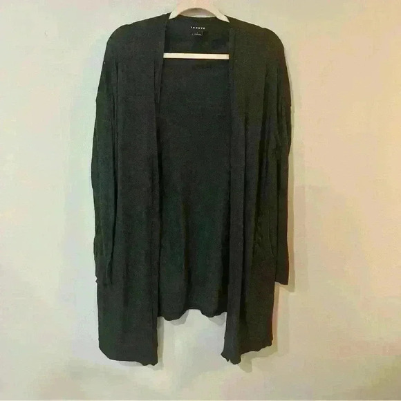 Trouvé Dark Heather Grey Open Cardigan Women’s Size Small - Picture 1 of 7